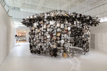 "Sangam" exposition de Subodh Gupta pour Le Bon Marché du 9 janvier au 19 février 2023