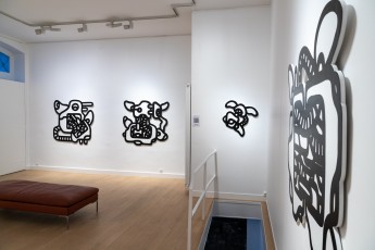 "Matière Noire" exposition de Mehdi Cibille (LeMoDuLeDeZeeR) à la galerie Lefeuvre et Roze du 9 mars au 1er avril 2023