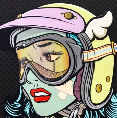 "Target fixation" exposition de D*Face à la galerie Itinerrance du 23 juin au 29 juillet 2023