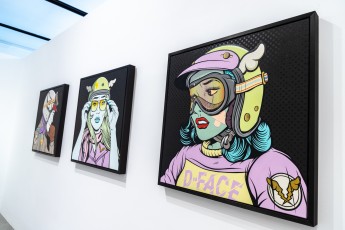 "Target fixation" exposition de D*Face à la galerie Itinerrance du 23 juin au 29 juillet 2023
