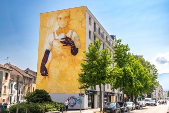 Inti - Rue Jules Flandrin - Grenoble - Street Art Fest Grenoble - Juin 2023