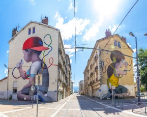 Seth - Avenue Aristide Briant - Fontaine - Street Art Fest Grenoble - Juillet 2019