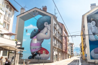 Seth - Avenue Aristide Briand - Fontaine - Street Art Fest Grenoble - Juin 2023