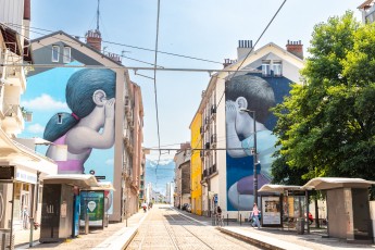 Seth - Avenue Aristide Briand - Fontaine - Street Art Fest Grenoble - Juin 2023