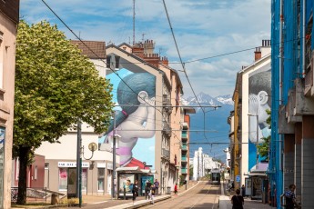 Seth - Avenue Aristide Briand - Fontaine - Street Art Fest Grenoble - Juin 2023