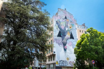 Brusk - Rue Mallifaud - Grenoble - Street Art Fest Grenoble - Juin 2023