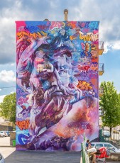 Pichiavo - Avenue Aristide Briant - Fontaine - Street Art Fest Grenoble - Juillet 2019