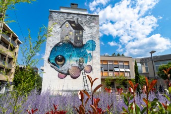 Veks Van Hillk - Rue Henri Barbusse - Fontaine - Street Art Fest Grenoble - Juin 2023