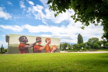 Case Maclaim - Gymnase Aristide Bergès - Seyssinet - Street Art Fest Grenoble - Juin 2023