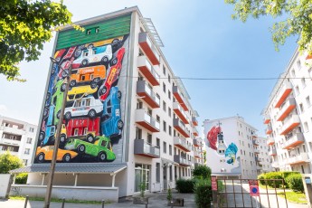 Leon Keer - Résidence Galliéni - Grenoble - Street Art Fest Grenoble - Juin 2023