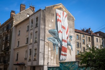 Never Crew - Rue des Bergers - Grenoble - Street Art Fest Grenoble - Juin 2023