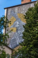 Monkey Bird - Avenue Marcellin Berthelot - Street Art Fest Grenoble - Juillet 2019