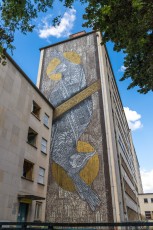 Monkey Bird - Avenue Marcellin Berthelot - Street Art Fest Grenoble - Juillet 2019
