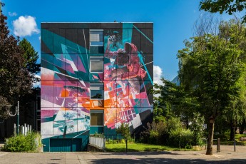 Robert Proch - Avenue Aristide Briant - Fontaine - Street Art Fest Grenoble - Juillet 2019