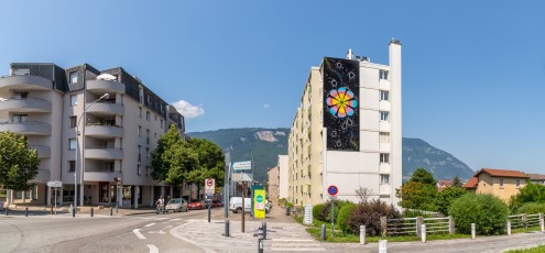 Mademoiselle Maurice - Avenue du Vercors - Fontaine - Street Art Fest Grenoble - Juin 2023