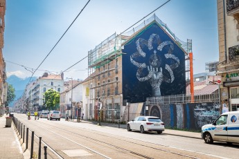 Snek - Cours Berriat - Grenoble - Street Art Fest Grenoble - Juin 2023