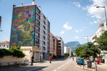 Beau Stanton - Avenue Jean Perrot - Grenoble - Street Art Fest Grenoble - Juin 2023