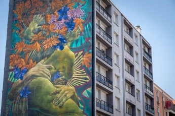 Beau Stanton - Avenue Jean Perrot - Grenoble - Street Art Fest Grenoble - Juin 2023