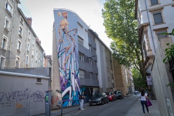 Maye & Momies - Rue des Bains - Grenoble - Street Art Fest Grenoble - Juin 2023