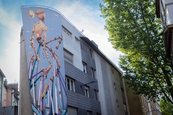 Maye & Momies - Rue des Bains - Grenoble - Street Art Fest Grenoble - Juin 2023