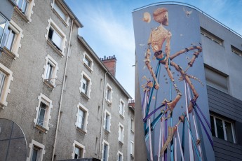 Maye & Momies - Rue des Bains - Grenoble - Street Art Fest Grenoble - Juin 2023