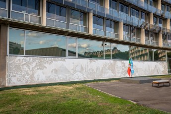 Vhils - SUBSTRATUM - Scratching the Surface project - UNESCO - Paris 07è - Juillet 2023