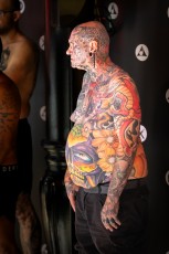 Fête pour les 25 ans du salon de tatouage Abraxas au Théatre du Renard le samedi 16 septembre 2023.