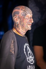 Fête pour les 25 ans du salon de tatouage Abraxas au Théatre du Renard le samedi 16 septembre 2023.