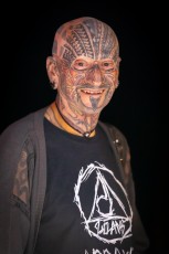 Fête pour les 25 ans du salon de tatouage Abraxas au Théatre du Renard le samedi 16 septembre 2023.