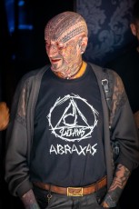 Fête pour les 25 ans du salon de tatouage Abraxas au Théatre du Renard le samedi 16 septembre 2023.