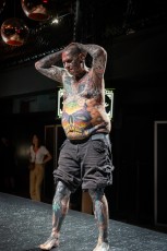 Fête pour les 25 ans du salon de tatouage Abraxas au Théatre du Renard le samedi 16 septembre 2023.