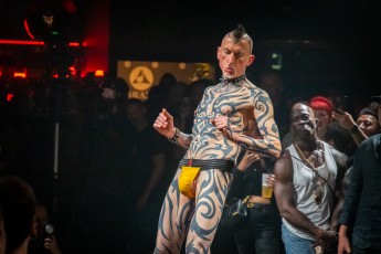 Fête pour les 25 ans du salon de tatouage Abraxas au Théatre du Renard le samedi 16 septembre 2023.