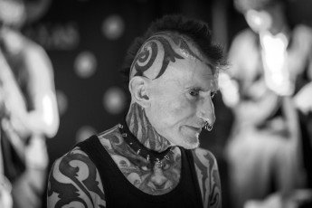 Fête pour les 25 ans du salon de tatouage Abraxas au Théatre du Renard le samedi 16 septembre 2023.