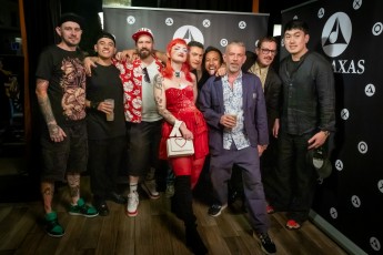 Fête pour les 25 ans du salon de tatouage Abraxas au Théatre du Renard le samedi 16 septembre 2023.