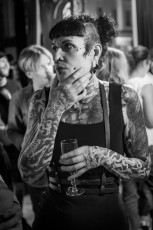 Fête pour les 25 ans du salon de tatouage Abraxas au Théatre du Renard le samedi 16 septembre 2023.