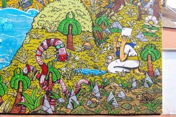 Jo Ber & Mr Poes - L'épopée de Guilgamesh - Tablette XI - Un grand homme qui ne voulait pas mourir - Rue du Pont à Moinet - Amiens