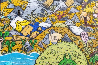 Jo Ber & Mr Poes - L'épopée de Guilgamesh - Tablette XI - Un grand homme qui ne voulait pas mourir - Rue du Pont à Moinet - Amiens