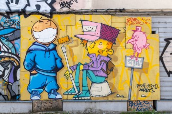 Rémi Cierco et Kwes - Rue Dame Jeanne - Amiens