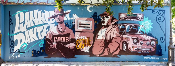 Cannibal letters & Dante - Rue Henri Noguéres 19è - Septembre 2025