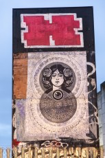 Shepard Fairey & Damien Hirst - Bethnal Green road - Shoreditch - Londres - Octobre 2025