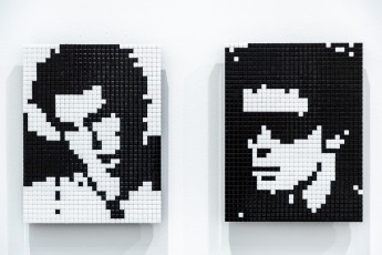 "Triple Trouble" exposition de Invader, Shepard Fairey et Damien Hirst à la Newport Street Gallery du 10 octobre 2025 au 29 mars 2026