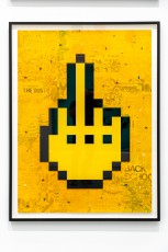 "Triple Trouble" exposition de Invader, Shepard Fairey et Damien Hirst à la Newport Street Gallery du 10 octobre 2025 au 29 mars 2026