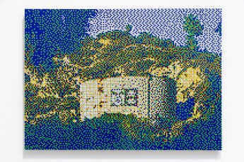 "Triple Trouble" exposition de Invader, Shepard Fairey et Damien Hirst à la Newport Street Gallery du 10 octobre 2025 au 29 mars 2026