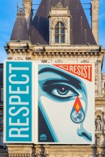 Shepard Fairey - Respect Hearth - Hôtel de ville - 04è Paris - Février 2026
