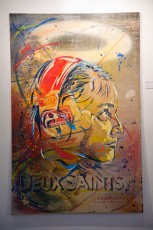 Exposition de C215 à la Galerie Itinérrance (Paris 13è) à l'occasion de la sortie du livre Community Service (Critères éditions).