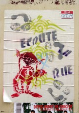 Affiche - Ecoute la rue - Rue du Roi de Sicile 04è - Août 2003