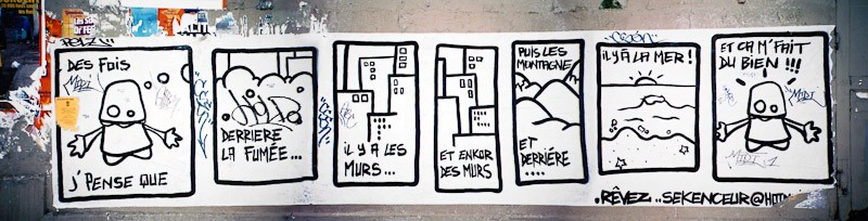 Des fois j'pense que... - Séquenceur - Rue Véron 18è - Avant 2003