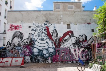 La Forge - Sten-Lex et M-City - Rue Ramponeau 20è - Août 2009