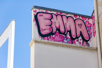 Mr A - Love Graffiti - Emma - Passage de la Main d'Or 11è - Juin 2006