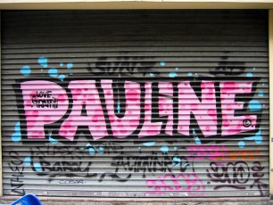 Mr A - Love Graffiti - Rue Béranger 03è - Pauline - Avril 2005